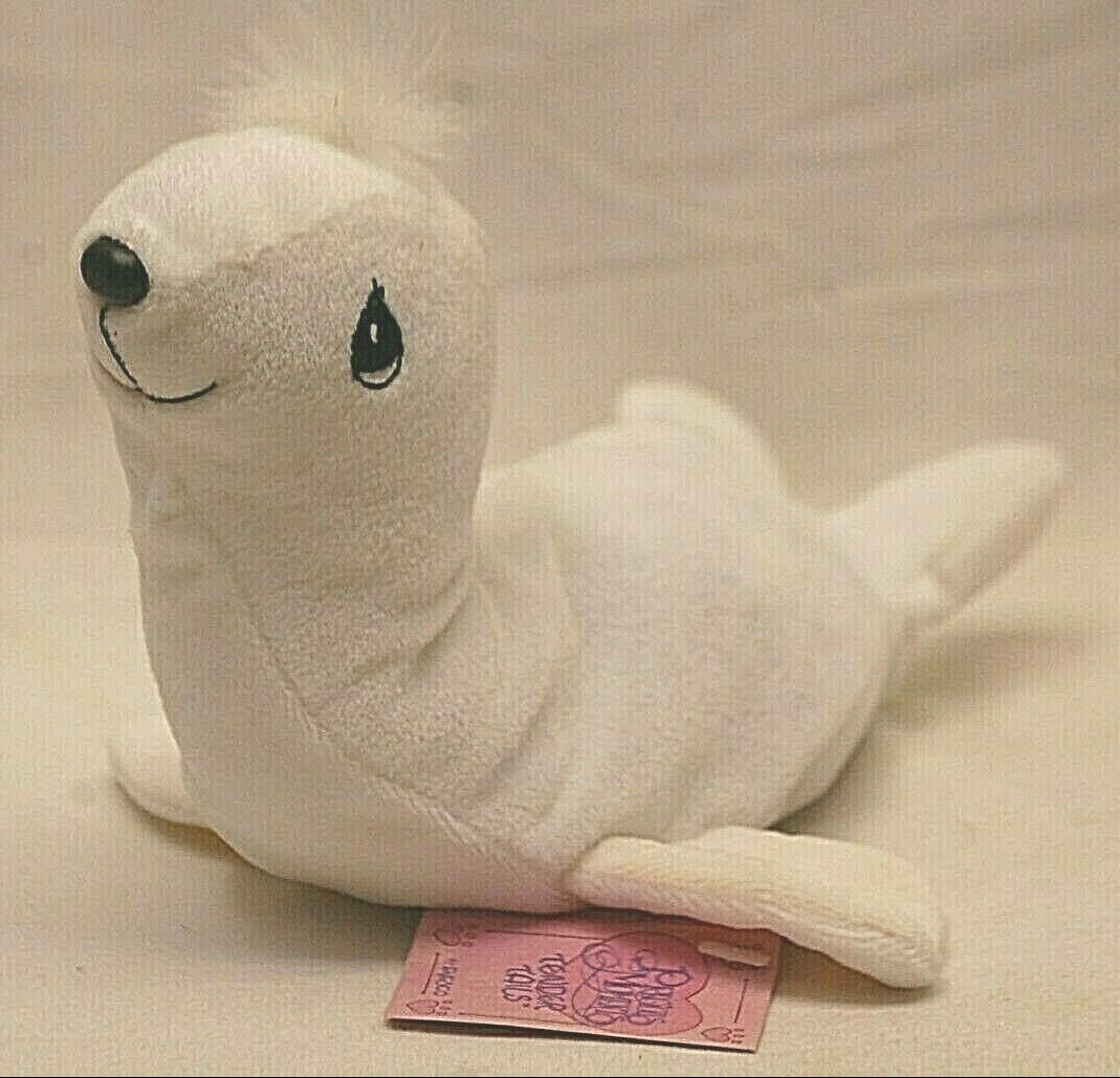Primary image for Tender Tails Plush Toy Easter Seal All White Precious Moments Enesco