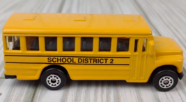 School Bus District 2 Truck Adventure Force Maisto Die cast Metal Toy Transport - £7.19 GBP