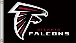 Atlanta Falcons Helmet Flag 3X5 Ft Polyester Banner USA 90x150cm - $375.42 MXN