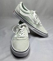 Vans Ward Suede Canvas Billowing Sail Green Sneakers Shoes Women&#39;s Size 9.5 - £29.14 GBP