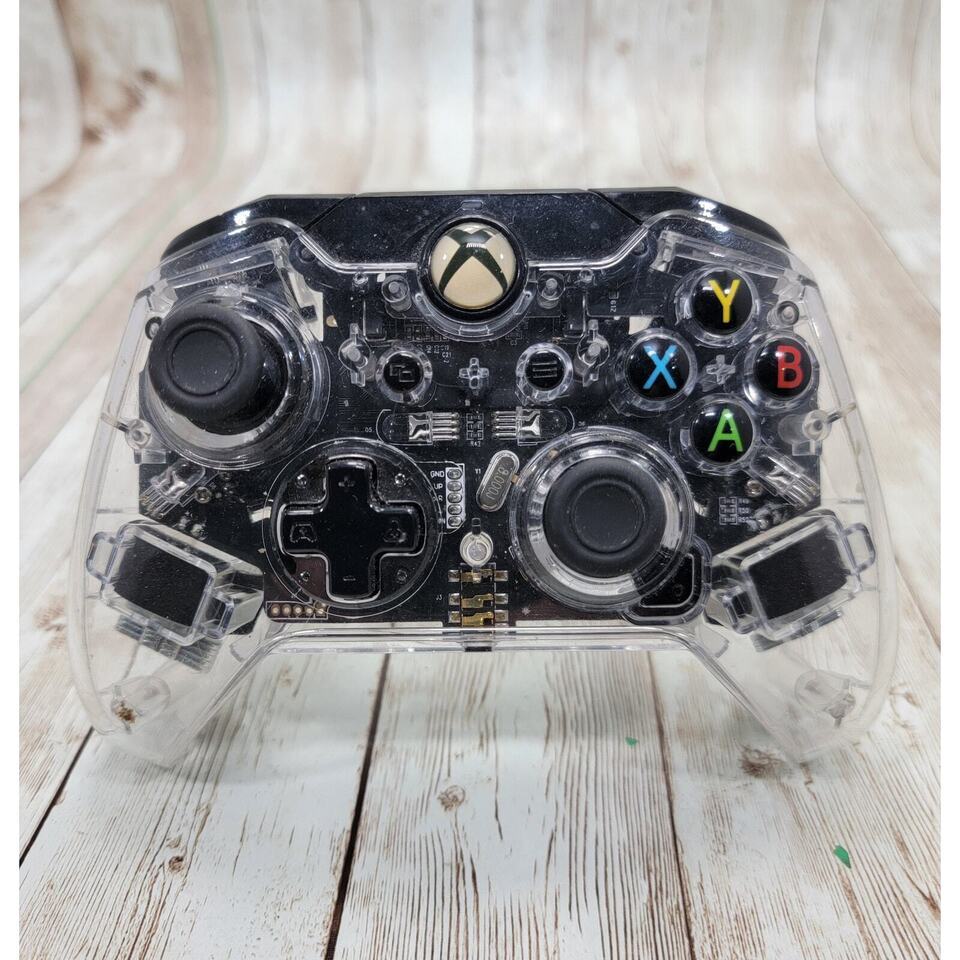 Afterglow Wired Game Controller Xbox One Clear Transparent 048-121 No cable - $13.07