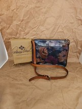 PATRICIA NASH PARIS LEATHER PERUVIAN PAINTING SATCHEL CROSSBODY PURSE EXC - £46.46 GBP