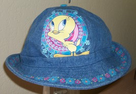 toddler hat denim tweety bird 3 to 9 months - £7.29 GBP