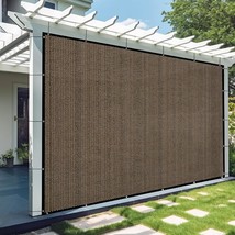 90% Mocha Shade Cloth 12 X 16 Ft Sun Shade Fabric For Outdoor Patio Greenhouse - £64.31 GBP