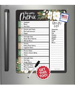 Floral Magnetic Meal Planner | Weekly | Calendar &amp; Planners - $27.15 CAD
