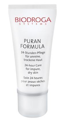 Biodroga Puran Formula 24hr Care for Impure. Combined Skin 40ml.    - £25.48 GBP