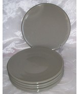 Vtg Claudia Shuride for Toscany -Gray Lunch / Salad Plates- Set 6- 8 1/2... - $23.24 CAD