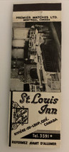 Vintage Premier Matchbook Cover St Louis Inn Quebec Canada Riviere Du Loup - $14.01