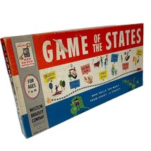 Game Of The States Board Game By Milton Bradley Vintage 1960 Complete Very Nice - £18.51 GBP