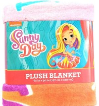 Franco Manufacturing Nickelodeon Sunny Day Plush Blanket 62in X 90in Super Soft - £30.59 GBP