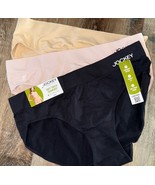 Jockey ~ 3-Pair Womens Bikini Underwear Panties Seamfree Nylon Blend ~ 2XL - $37.73 CAD