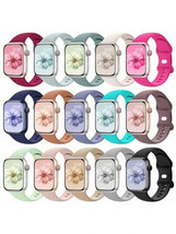 Soft Waterproof Sport Silicone Band for Apple Watch 38mm 49mm Replacemen... - $5.11