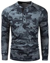 Wancafoke Men's Long Sleeve Henley Shirt Quick Dry Collarless Lake Blue ... - $121.85 MXN Wancafoke Men's Long Sleeve Henley Shirt Quick Dry Collarless Lake Blue ... - $121.85 MXN