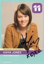 Kaiya jones as sophie ramsey neighbours hand signed cast card photo 178489 p thumb200