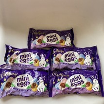 5 Cadbury Mini Eggs Milk Chocolate Crisp Sugar Easter Shell 9oz Bag Bb 6&amp;12/2024 - £23.80 GBP