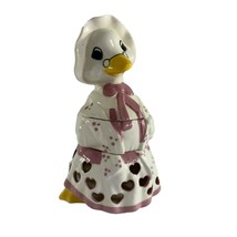 Mother Goose Potpourri Sachet Holder Scent Diffuser Ceramic Vintage Pink... - £11.87 GBP