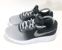 Nike AV8808-001 Youth 6Y Tanjun Print GS Shoes Oil Grey Metallic Cool Grey - $37.95