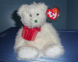 Holiday Teddy TY Beanie Baby MWMT 2004 - $75.95 MXN