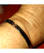 Gorgeous religious Vtg bracelet~May Mercy peace and love be yours in abu... - $35.28 CAD