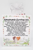 Newlyweds Survival Kit (Cute) - Unique Fun Novelty Wedding Gift &amp; Keepsa... - £6.47 GBP