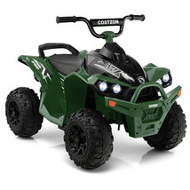 12V Kids Ride On ATV with High/Low Speed and Comfortable Seat-Army Green - Colo - £132.84 GBP