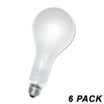 15738 Sylvania 300W 130V PS30 Frosted Incandescent Lamp 6 Pack - $59.99