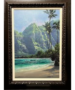 Acrylic Painting "Another Day in Paradise" Original - Hand Signed Rodel ... - $5,590.75