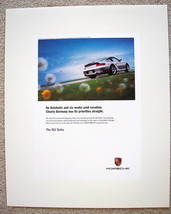 PORSCHE OFFICIAL 911 996 TURBO OFFICIAL SHOWROOM POSTER 2003 USA EDITION - £22.77 GBP