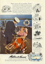 1950 Matson And Cunard Cruise Ships 2 Vintage Print Ads - £2.40 GBP
