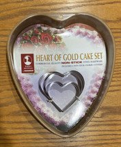 Heart of Gold Set of 2 Commercial Non-Stick Pans Roshco Bakers Advantage  - £14.71 GBP