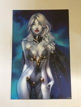 Lady Death Majestic Celestial Edition Art by EBas 11&#39;&#39; x 17&#39; Print Signed - £23.99 GBP