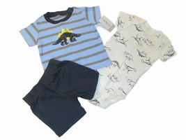 Carter&#39;s Baby Boys&#39; Dinosaur 3-Piece Bodysuit &amp; Shorts Set, Size 6 Months - $182.12 MXN
