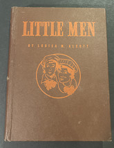 Little Men by Louisa May Alcott Vintage Whitman Hardcover Illustrated 1940s - £40.67 GBP