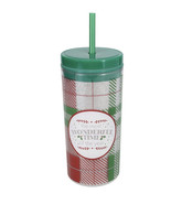 Christmas Glitter Tumbler 16 Oz-It Is The Most Wonderful Time Of The Year - $12.75