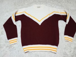 Bristol College Cheer Sweater Sz 40 ASU Iowa State Central Michigan VTG NWOT USA - £37.12 GBP