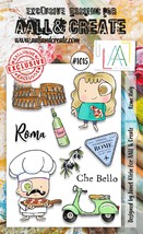 AALL And Create A6 Photopolymer Clear Stamp Set-Rome Italy - $36.09