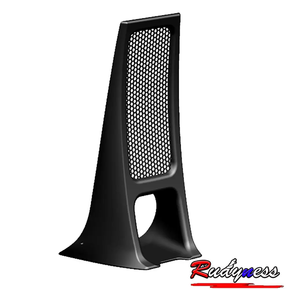 Black Lower Radiator Cover Chin Spoiler For Harley Softail Street Bob Fxbb - £139.53 GBP