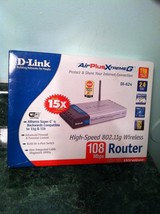 D Link DI 624 Wireless Cable DSL Router 4 Port Switch 802.11g 108Mbps - £129.65 GBP