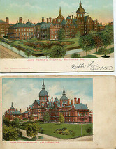 Johns Hopkins Hospital 2 Undivided Back Postcards Baltimore Maryland - £7.78 GBP