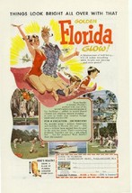 1954 Florida and San Francisco 2 Vintage Print  Ads - $2.50