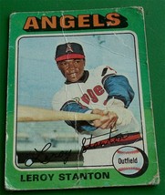 LeRoy Stranton, Angels, 1975, #342 Topps Baseball Card, VG COND - £0.78 GBP