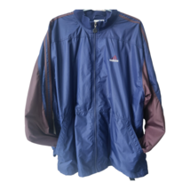 Vintage 90’s Adidas  Flag Tag Dark Navy Purple Track Jacket Full Zip Men... - £29.21 GBP