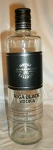 COLLECTIBLE EMPTY BOTTLE RIGA BLACK VODKA LATVIA - £6.28 GBP