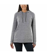 Spyder Brushed Fleece Tunic Length Hoodie Dark Gray Women&#39;s Sz L-XL NWT - $24.92