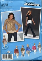 Simplicity Pattern 3538 Project Runway Misses&#39; Jacket in Two Lengths with Yoke,  - £4.64 GBP