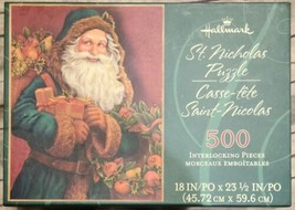 Rare Hallmark St. Nicholas 500 Piece Puzzle 18&quot; x 23.5&quot;  - $12.77