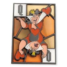 Alice in Wonderland Disney Loungefly Pin: Queen of Hearts Stained Glass ... - £15.72 GBP