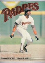 1986 MLB San Diego Padres Magazine Program VS Montreal Expos Scored - $29.70