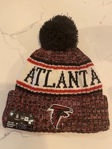 New Era NFL Atlanta Falcons Pom Knit Beanie One Size Fits Most - New w/ Tags - £11.87 GBP