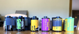 Lot of 6 Black &amp; White Ilford HP5+, Kodak print film Px-135, Tx-135, Pro... - $34.99